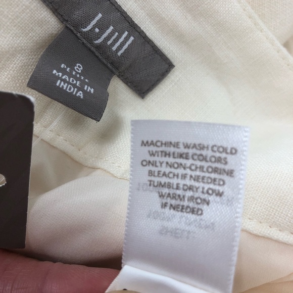 New J Jill Ivory size 8 petite pants - Picture 8 of 8